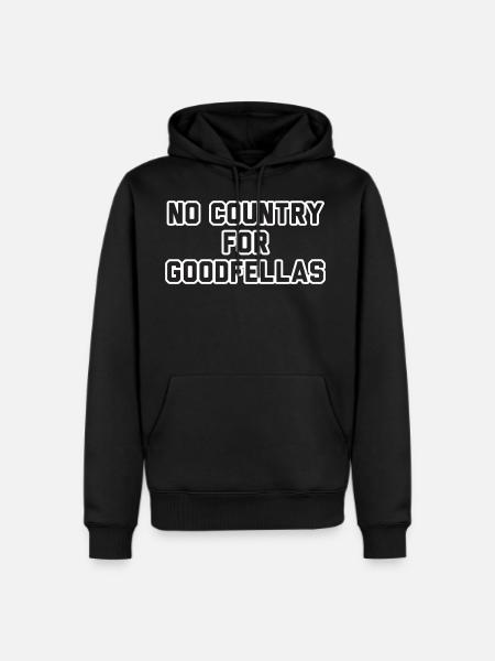 No Country For Goodfellas 80s - Men's Premium Hoodie - black