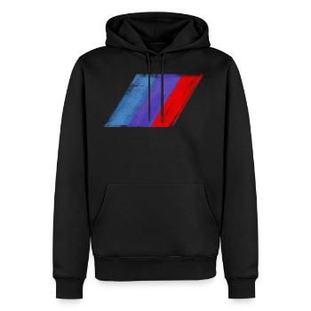 Motorsport Power - Men's Premium Hoodie - black - Front - Nico (187cm) & Julia (174cm)
