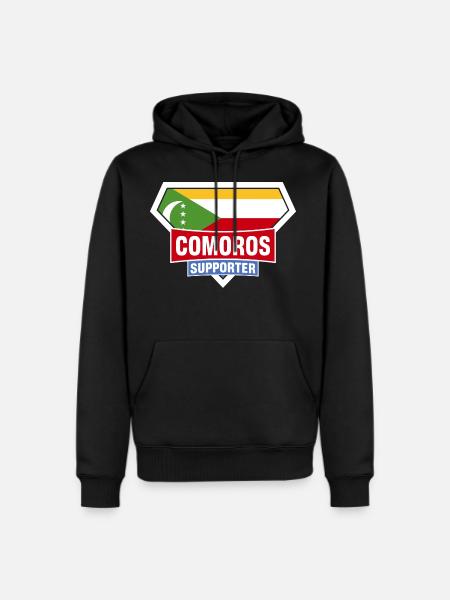 Comoros Supporter - Men's Premium Hoodie - black