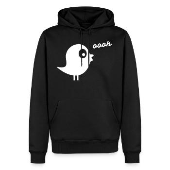 Bird of Awe - Men's Premium Hoodie - black - Front - Nico (187cm) & Julia (174cm)