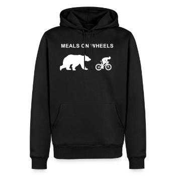 meals on wheels - Men's Premium Hoodie - black - Front - Nico (187cm) & Julia (174cm)