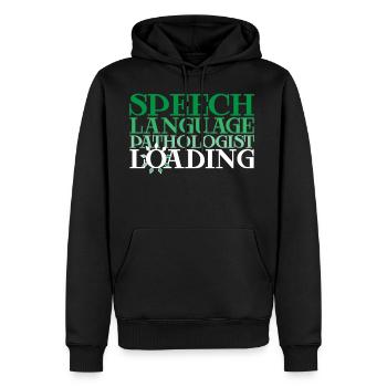 Future Speech Language Pathologist - Men's Premium Hoodie - black - Front - Nico (187cm) & Julia (174cm)