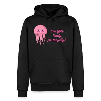 Are you ready for the jelly? - Men's Premium Hoodie - black - Front - Nico (187cm) & Julia (174cm)