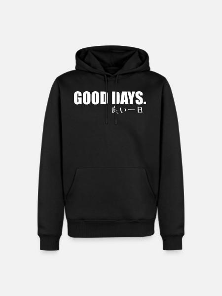 Good Days - Men's Premium Hoodie - black