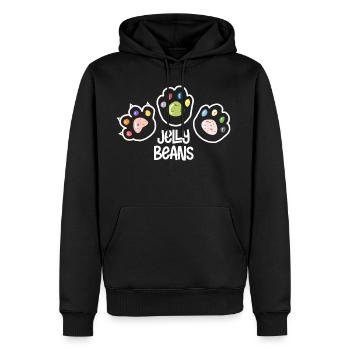 Jelly Beans - Men's Premium Hoodie - black - Front - Nico (187cm) & Julia (174cm)