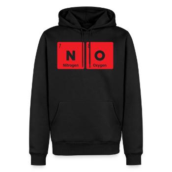 Periodic Table No Design - Men's Premium Hoodie - black - Front - Nico (187cm) & Julia (174cm)