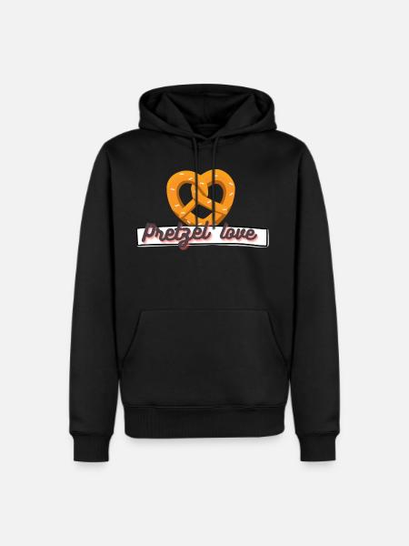 Pretzel lover - Men's Premium Hoodie - black
