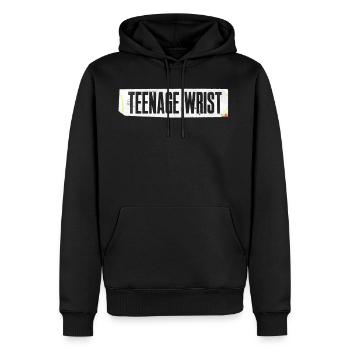 TEENAGE WRIST - Men's Premium Hoodie - black - Front - Nico (187cm) & Julia (174cm)