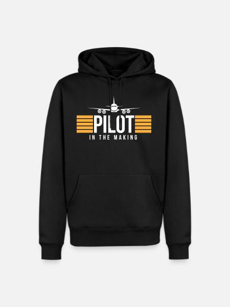 Pilot In The Making - Men's Premium Hoodie - black