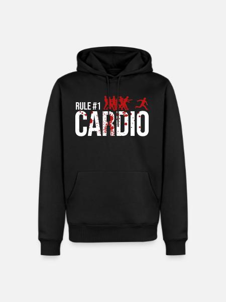 Rule 1 Cardio - Men's Premium Hoodie - black