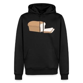 Loaf of Bread - Men's Premium Hoodie - black - Front - Nico (187cm) & Julia (174cm)