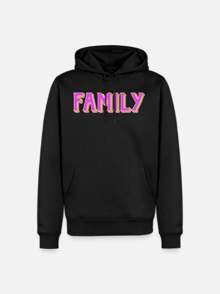 for family - Men's Premium Hoodie - black