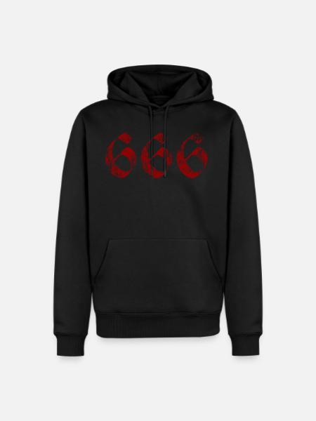 666 - Men's Premium Hoodie - black