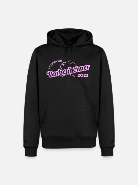 i survived barbenheimer - Men's Premium Hoodie - black