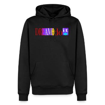 Dream It Do It T Shirt Retro Jordan 9 Colorblock - Men's Premium Hoodie - black - Front - Nico (187cm) & Julia (174cm)