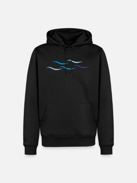 water - Men's Premium Hoodie - black