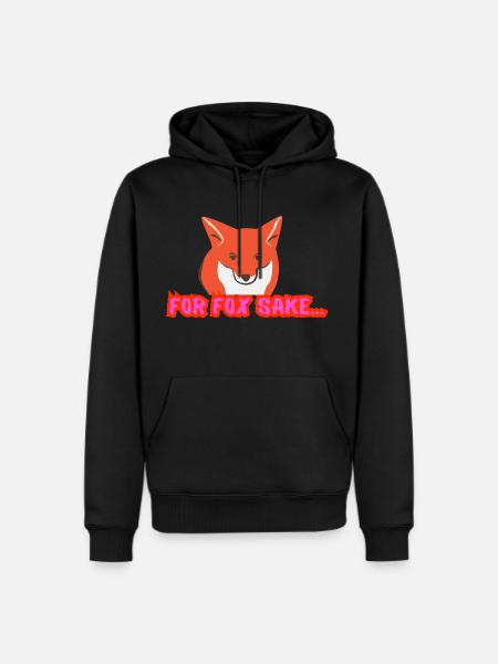 For Fox Sake - Men's Premium Hoodie - black