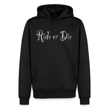 Ride or Die - Men's Premium Hoodie - black - Front - Nico (187cm) & Julia (174cm)