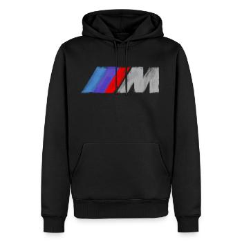 Motorsport Power - Men's Premium Hoodie - black - Front - Nico (187cm) & Julia (174cm)