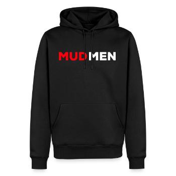 Mud Up Mud Run 4 Wheeling Team - Men's Premium Hoodie - black - Front - Nico (187cm) & Julia (174cm)