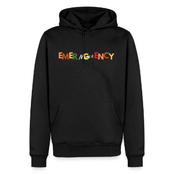 Emergency nurse - Men's Premium Hoodie - black - Front - Nico (187cm) & Julia (174cm)