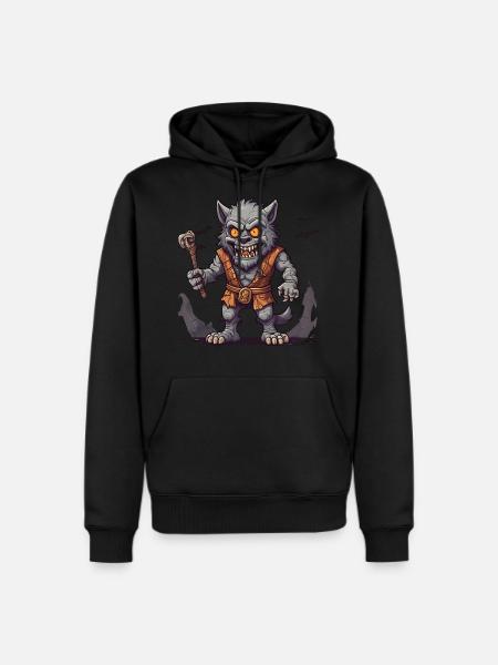 Halloween Werewolf - Men's Premium Hoodie - black