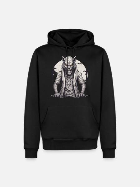 Halloween Werewolf - Men's Premium Hoodie - black
