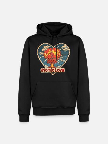 Atomic Love - Men's Premium Hoodie - black