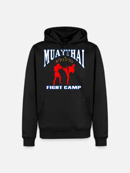 Muay Thai Training - Men's Premium Hoodie - black
