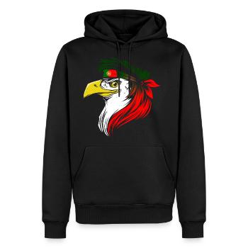 Portugal - Men's Premium Hoodie - black - Front - Nico (187cm) & Julia (174cm)