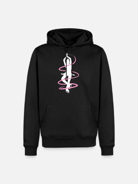 Pirouette Figure Skating - Men's Premium Hoodie - black