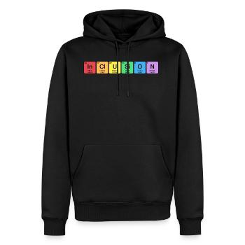 The Elements of Inclusion - Men's Premium Hoodie - black - Front - Nico (187cm) & Julia (174cm)