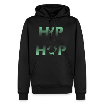 Hip hop - Men's Premium Hoodie - black - Front - Nico (187cm) & Julia (174cm)