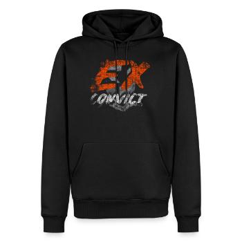 Ex-con Prisoner Inmate Prisoner - Men's Premium Hoodie - black - Front - Nico (187cm) & Julia (174cm)