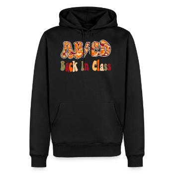 ABCD Back in Class for Teacher Back To School - Men's Premium Hoodie - black - Front - Nico (187cm) & Julia (174cm)