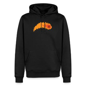 fire Star Space Sky - Men's Premium Hoodie - black - Front - Nico (187cm) & Julia (174cm)
