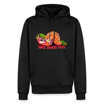 Rosy Maple Mothman Stede Scurvy Free - Men's Premium Hoodie - black - Front - Nico (187cm) & Julia (174cm)