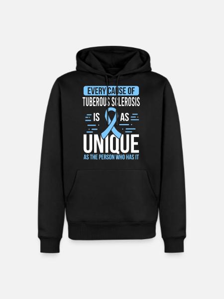 Tuberous Sclerosis Complex TSC Month Day Warrior - Men's Premium Hoodie - black