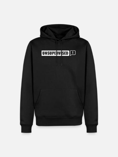 Unsupervised Sarcastic Sayings Sarcasm - Men's Premium Hoodie - black