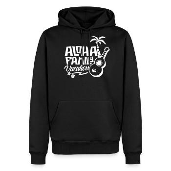 Aloha Family Vacation Relatives Holidays Travel - Men's Premium Hoodie - black - Front - Nico (187cm) & Julia (174cm)
