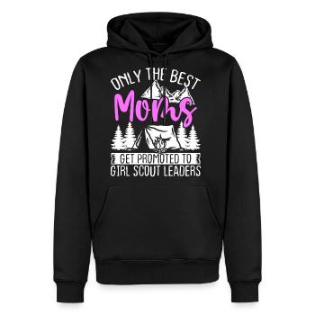 Scouting Mom Girl Scout Leader Mothers Day Mama - Men's Premium Hoodie - black - Front - Nico (187cm) & Julia (174cm)
