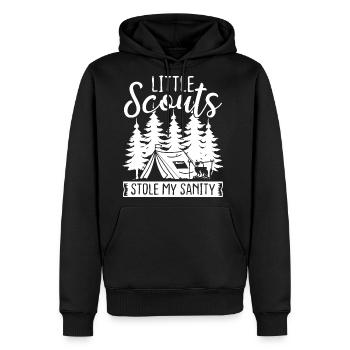 Girl Scout Leader Little Scouts stole my Sanity - Men's Premium Hoodie - black - Front - Nico (187cm) & Julia (174cm)