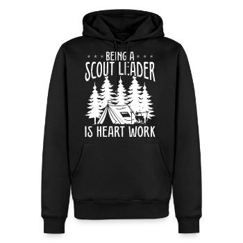 Scouting Girl Scout Leader Scouting Tour Boy Scout - Men's Premium Hoodie - black - Front - Nico (187cm) & Julia (174cm)