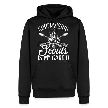 Girl Scout Leader Cookie Dealer Scouting Boy Scout - Men's Premium Hoodie - black - Front - Nico (187cm) & Julia (174cm)
