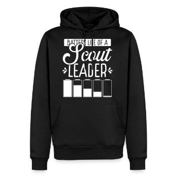 Scouting Girl Scout Leader Club Scouting Tours - Men's Premium Hoodie - black - Front - Nico (187cm) & Julia (174cm)
