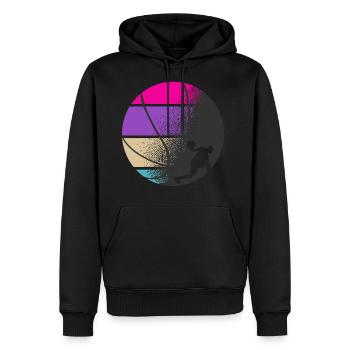 Basketball Basketball Player Ball Sports - Men's Premium Hoodie - black - Front - Nico (187cm) & Julia (174cm)