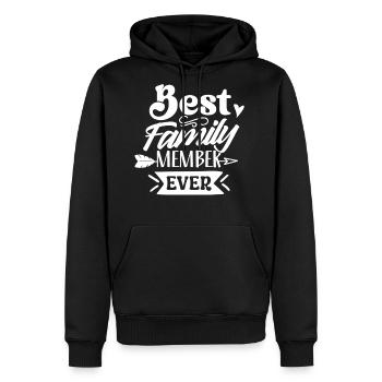 Best Family Member Ever Sayings Reunion Relatives - Men's Premium Hoodie - black - Front - Nico (187cm) & Julia (174cm)