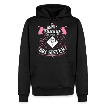 Sister Bunny Easter Friends Easter Bunnies - Men's Premium Hoodie - black - Front - Nico (187cm) & Julia (174cm)