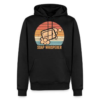 Funny Soap Making Soap Maker - Men's Premium Hoodie - black - Front - Nico (187cm) & Julia (174cm)
