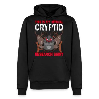 Mothman Cryptid Folklore - Men's Premium Hoodie - black - Front - Nico (187cm) & Julia (174cm)